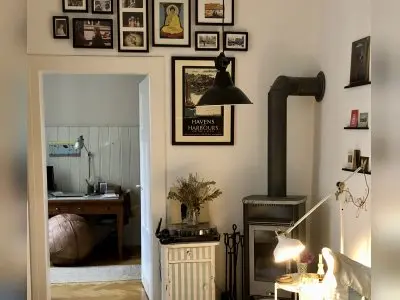 Charmante Altbauwohnung,Balkon, Kaminofen, Garten