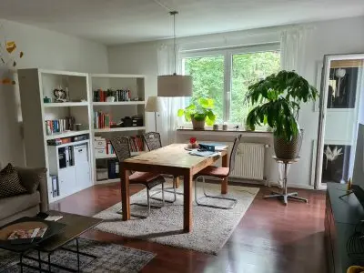 Wohnung gegen Wohnung mit Garten zur Alleinnutzung