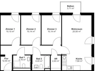 Biete 4 zimmer im Neubau