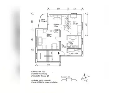 Biete 3 Zimmer in Barmbek, suche kleiner mit guter Anbindung