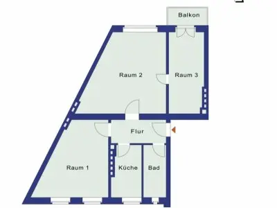 Altbauwohnung Exerzierstr., 3 Zimmer