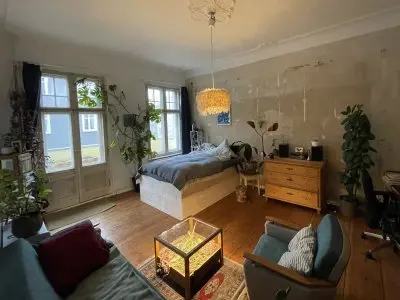 Wunderschöne 1-Zimmer-Altbauwohnung am Boxi