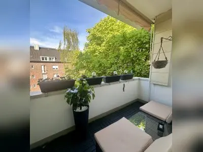 2 Zimmer Wohnung mit Balkon - 5min vom Stadtpark