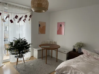 Helle 1-Zimmer-Wohnung in Schwabing
