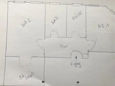 helle und gemütliche 2,5/3 Zimmer-Wohnung im Wrangelkiez