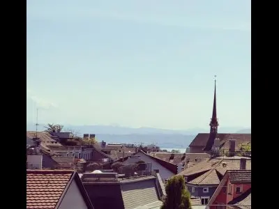 Zentrales Studio 1Zi-Wohnung mit unglaublicher Dachterrasse