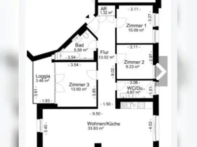 4 Zimmer Wohnung