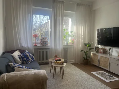 Ruhige Wohnung mit viel Grün in Trend Viertel