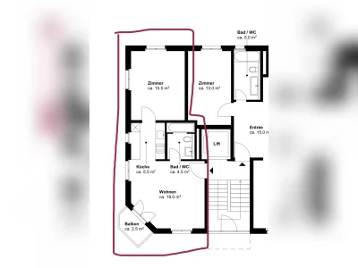 Helle 2-Zimmer-Wohnung in Horgen Oberdorf