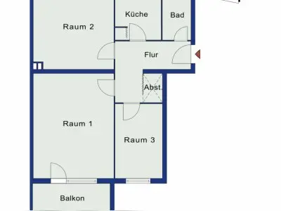 Schöne und helle Wohnung