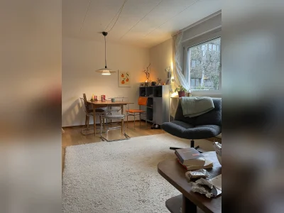 Sonnige 3-Zimmer Wohnung, Garten, Holzofen, Keller, Garage