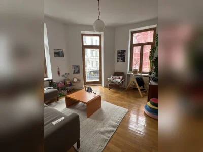 Leipzig, Zentrum West:helle 3-Zimmer m. Balkon, 72 m², 630 €