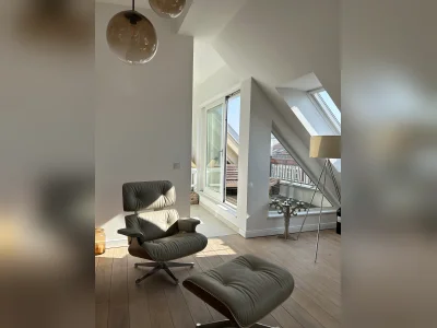 110qm Dachgeschosswohnung inkl. Fahrstuhl Mitte / P-Berg