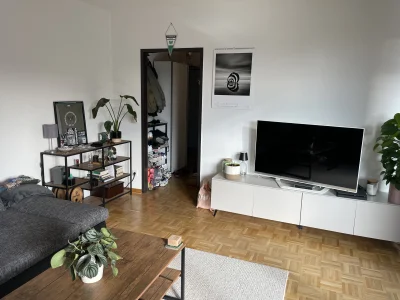 Helle 2-Zimmer-Wohnung mit großem Balkon mitten in Münster