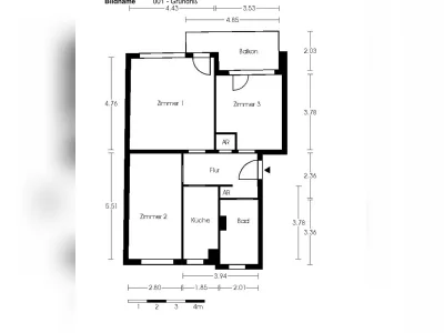 3-Zimmer-Wohnung, 72 m² in Treptow-Köpenick