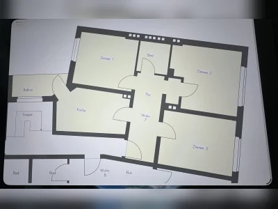 Münster Hansaviertel, 73 m² Wohnung, 3 Zimmer, Münster-Mitte