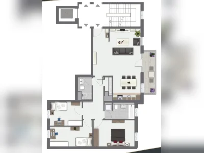4-Raumwohnung mit Balkon, hell und ruhig