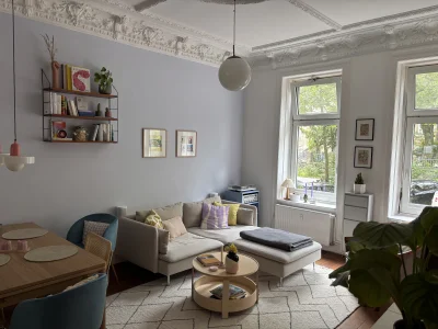 Altona: 3 Zimmer Altbau, 79m2, Hochparterre, Top saniert