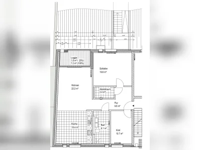 93 m² Wohnung in Heidelberg, Wieblingen
