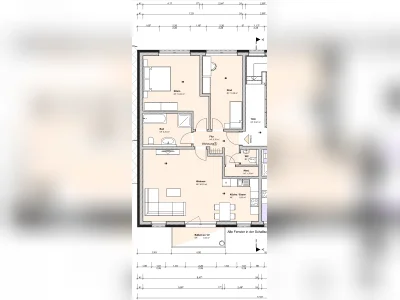 3-Zimmer-Wohnung in Reinickendorf, 93 m²