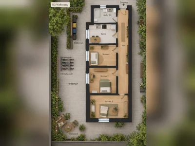 Große Wohnung gegen kleine in Köln-Ehrenfeld