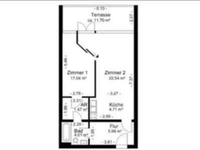2 Zimmer Wohnung in Wilmersdorf gegen 3 Zimmer