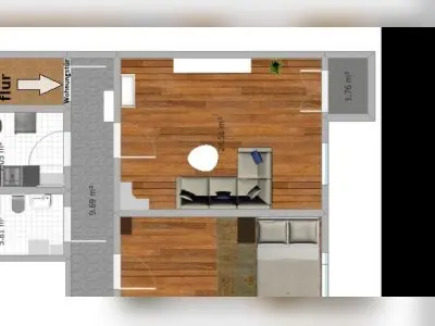 Modernisierte 2 Raumwohnung in ruhiger Lage und Ringbahnnähe