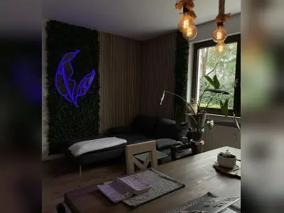 Praktisch geschnittene 2-Zimmer Wohnung mit Garten in Riehl
